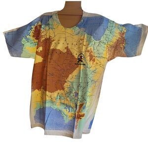 Vintage Tennessee River Gold XL Australian Gold Promo Tee Double-Sided Graphic